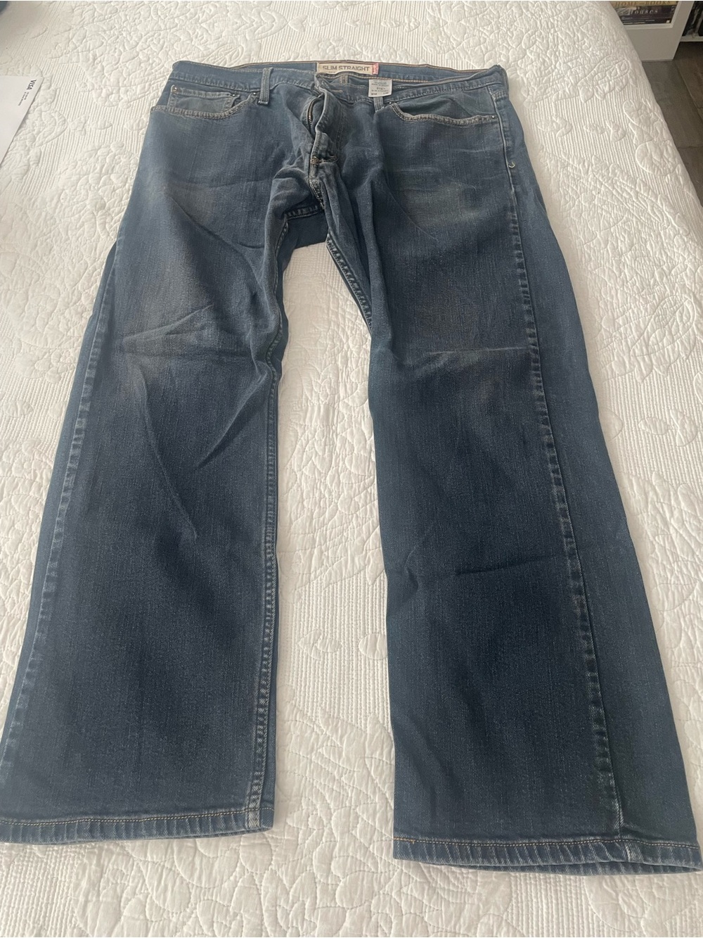 Levi's Men's Bootcut Jeans in Faded Dark Blue